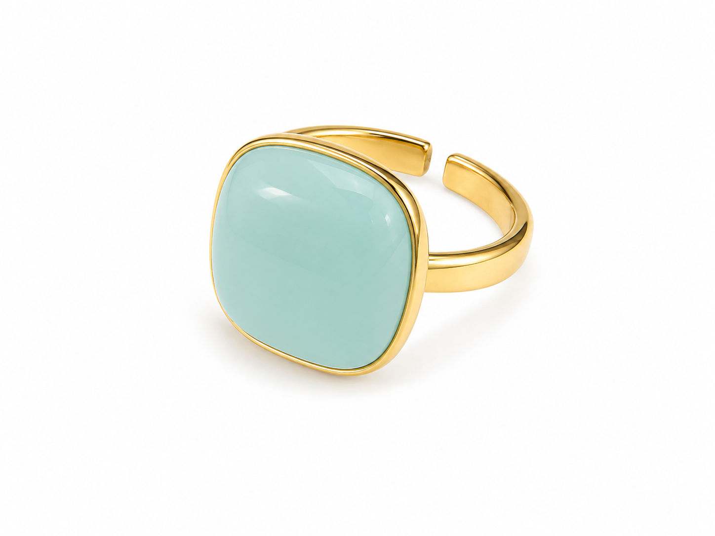 Anillo ajustable diseño camiseta con esmalte de colores